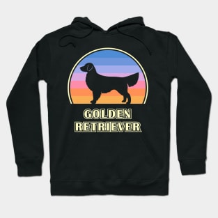 Golden Retriever Vintage Sunset Dog Hoodie